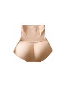 Lenjerie modelatoare, tip chilot cu burtiera, Buticcochet, 90% poliamida 10% elastin, marime XL, Bej - PST212