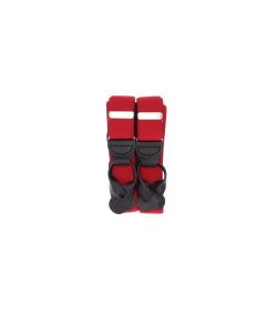 Bretele adulti unisex, Buticcochet, din material sintetic elastic, 35 mm, model tip Y,  Rosu - BR519