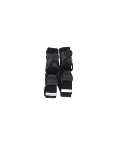 Bretele adulti unisex, Buticcochet, din material sintetic elastic, 35 mm, model tip Y,  Negru - BR521