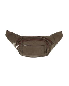 Borseta, din material sintetic, ButicCochet, 25 x 14 cm, 3 compartimente, Maro - BRS500