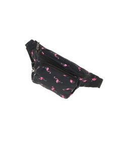 Borseta, din material sintetic, ButicCochet, 17 x 13 cm, 3 compartimente, Negru - BRS507