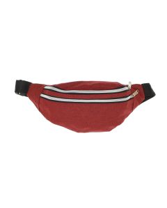 Borseta, din material sintetic, ButicCochet, 30 x 15 cm, 3 compartimente, Visiniu - BRS521