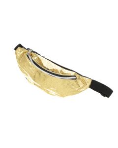 Borseta, din material sintetic, ButicCochet, 31 x 12 cm, 2 compartimente, Auriu - BRS530