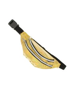 Borseta, din material sintetic, ButicCochet, 30 x 12 cm, 2 compartimente, Auriu - BRS534