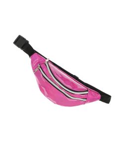 Borseta, din material sintetic, ButicCochet, 30 x 12 cm, 2 compartimente, Fucsia - BRS536