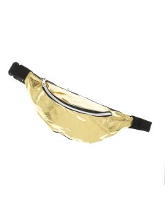 Borseta, din material sintetic, ButicCochet, 30 x 12 cm, 2 compartimente, Auriu - BRS539