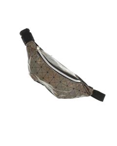 Borseta, din material sintetic, ButicCochet, 30 x 12 cm, 2 compartimente, Gri - BRS549