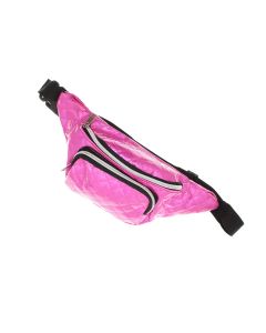Borseta, din material sintetic, ButicCochet, 30 x 12 cm, 2 compartimente, Fucsia - BRS551