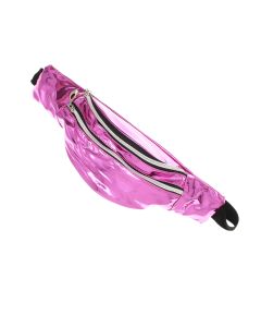 Borseta, din material sintetic, ButicCochet, 37 x 14 cm, 2 compartimente, Fucsia - BRS558