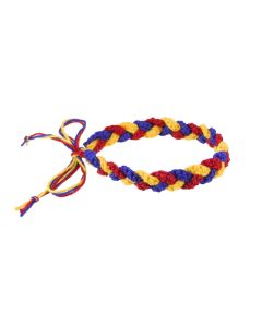 Bratara Dama, Tricolor impletita, Buticcochet, crosetata manual, BRTR12