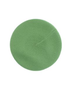 Bereta de dama, Buticcochet, din acril si vascoza, model cu strasuri, one size, Verde - BSC730