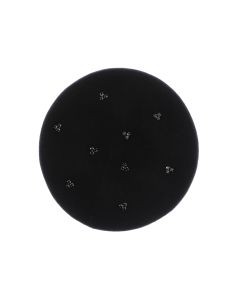 Bereta de dama, Buticcochet, din acril si vascoza, model cu strasuri, one size, Negru - BSC733