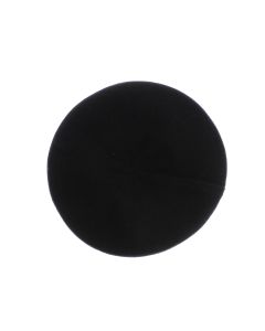 Bereta de dama, Buticcochet, din acril si vascoza, model uni, one size, Negru - BSC754