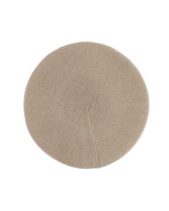 Bereta de dama, Buticcochet, din acril si vascoza, model uni, one size, Bej - BSC755