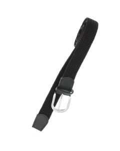 Curea elastica, de dama, din material sintetic elastic, 3x100 cm, Buticcochet, Negru - CRDD314