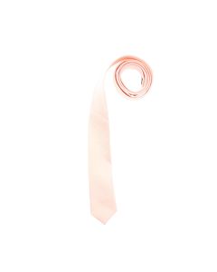 Cravata, Buticcochet, din material sintetic, 145 x 5.5 cm, Roz pal - CRV231