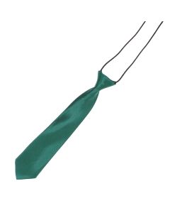 Cravata pentru copii, Buticcochet, din material sintetic, 28 cm, Verde inchis - CRV264