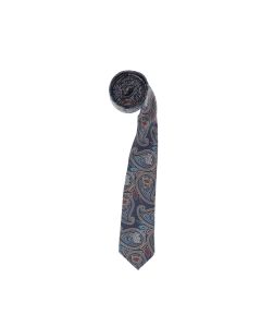 Cravata barbateasca, Buticcochet, din material sintetic, 148 x 6 cm, Multicolor - CRV363