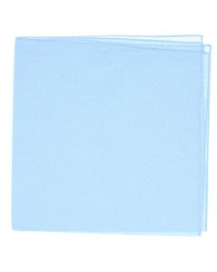 Bandana din bumbac, dimensiune 55 x 55 cm, Buticcochet, model uni, Bleu - ES2237