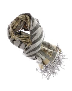 Esarfa de dama, din lana, Buticcochet, cu model stilizat, 65x190 cm, Multicolor - ES3240