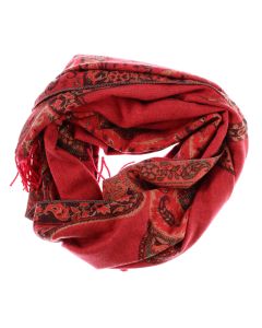 Esarfa de dama, din lana, Buticcochet, cu model stilizat, 65x190 cm, Multicolor - ES3252