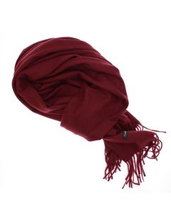 Esarfa dama, din lana, Buticcochet, 70x190 cm, model uni, Bordo - ES3416