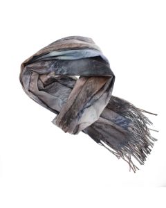 Esarfa dama, din lana, Buticcochet, 70x180 cm, cu franjuri, Multicolor- ES3423