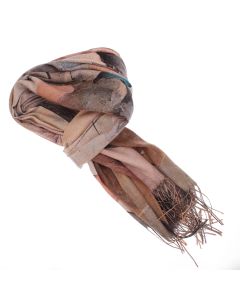 Esarfa dama, din lana, Buticcochet, 70x180 cm, model cu fir metalizat, Multicolor - ES3530