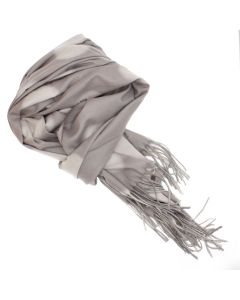 Esarfa dama, din lana, Buticcochet, 70x180 cm, imprimeu cu buline, Gri - ES3562