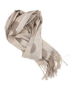 Esarfa dama, din lana, Buticcochet, 70x180 cm, imprimeu cu buline, Crem - ES3567