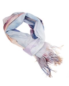 Esarfa dama, din lana, Buticcochet, 70x180 cm, imprimeu floral stilizat, Multicolor - ES3599