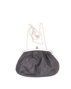 Geanta clutch, de dama, din material sintetic, ButicCochet, 23x17x8 cm, Gri - GND1122