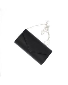 Geanta plic, de dama, din material sintetic, ButicCochet, 22x11x5 cm, Negru - GND687