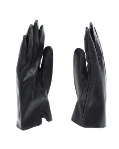 Manusi barbati, cu degete, ButicCochet, din piele naturala, marime XL, Negru - MA171