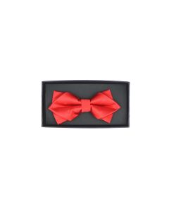 Papion barbatesc, Buticcochet, din satin, 5.5x11.5 cm, Rosu - PAP365