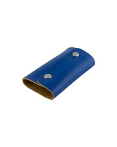 Port chei, Albastru , din piele naturala - PR181