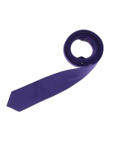 Cravata, Buticcochet, din material sintetic, 145 x 5.5 cm, Mov inchis - CRV272
