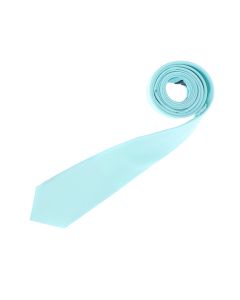 Cravata, Buticcochet, din material sintetic, 145 x 5.5 cm, Albastru deschis - CRV273