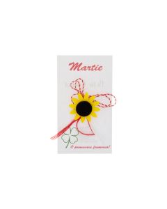 Martisor Brosa, Buticcochet, Floarea soarelui, din fetru - MR494